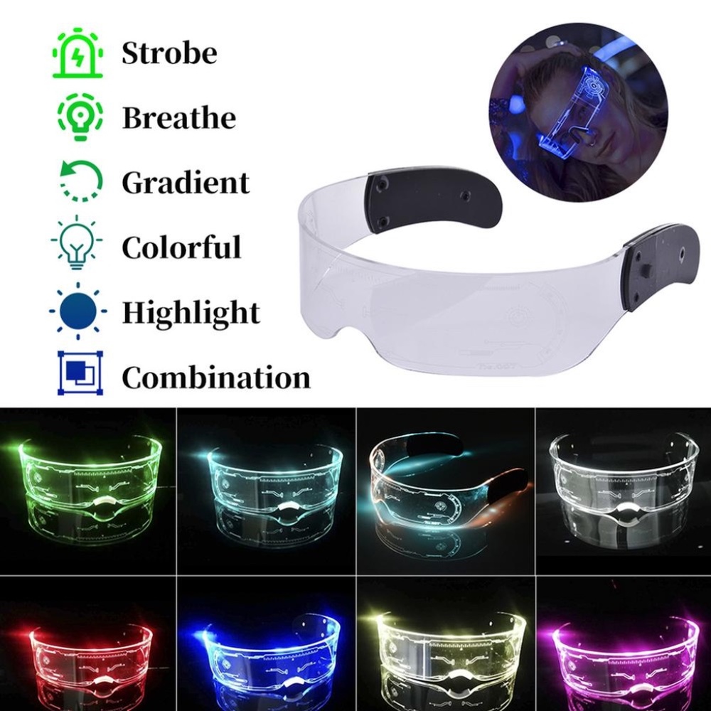 LED Club Glasses Lighting Colorful Glowing Glasses - Picture 9 of 10